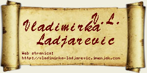 Vladimirka Lađarević vizit kartica